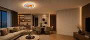 LED csillár HELIOX kristállyal, 40 W, 4 kör, hideg/meleg/semleges fény, fehér - 01_LL653-300OR.png