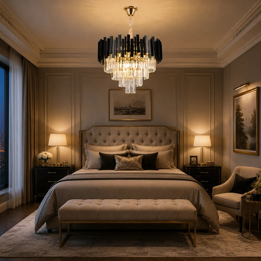 BLOIS Crystal Chandelier Elegance 8xE14, átmérő 50 cm, fekete, állítható magasságú - 02_CC110:500BK.png