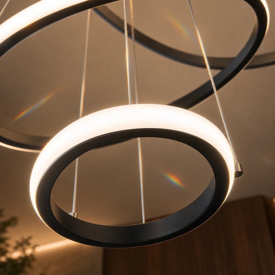 Lustra LED suspendata RICCI 81W, 3 Cercuri, lumina Rece/Calda/Neutra, Negru, Inaltime Reglabila - 04_LL104-3BK.png