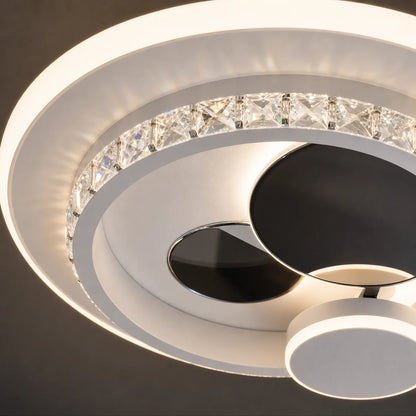 LED csillár HELIOX kristállyal, 37 W, 4 kör, hideg/meleg/semleges fény, fekete - 04_LL653-300BK.png