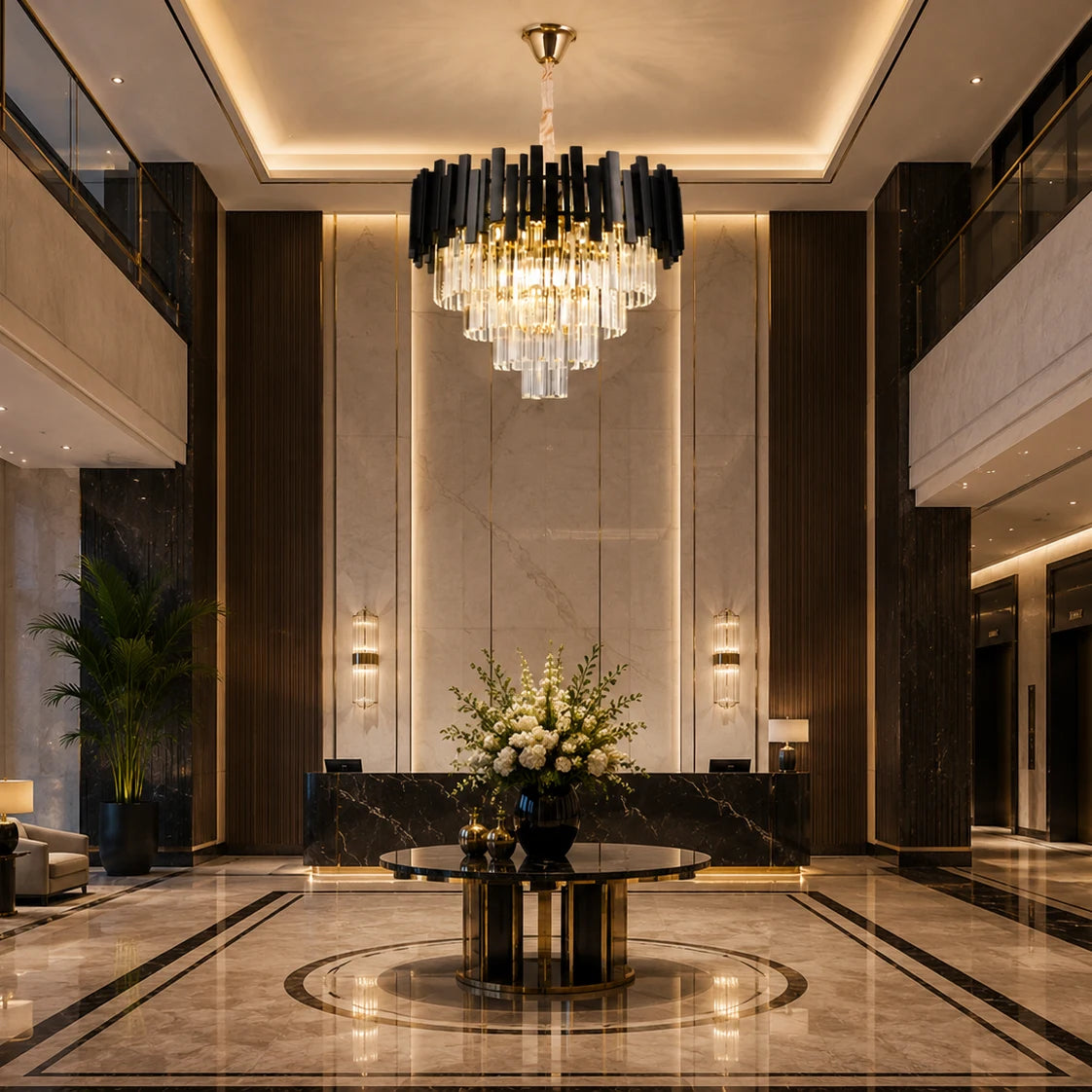 BLOIS Crystal Chandelier Elegance 8xE14, átmérő 50 cm, fekete, állítható magasság - 05_CC110:500BK.png