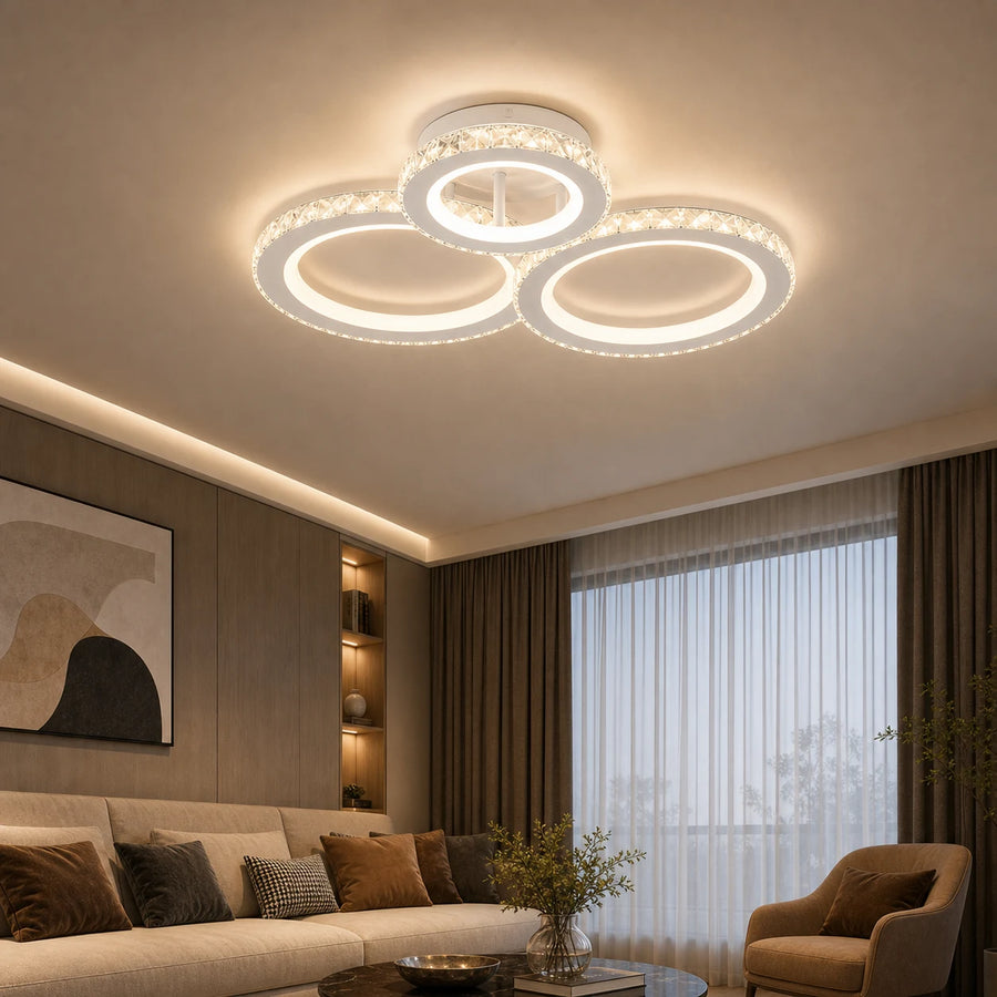 LED csillár távirányítóval és kristály NOVA ROTONDA RGB 75W, 3 kör, hideg/meleg/semleges fény, szabályozható, fehér - 05_LT073-3WH.png
