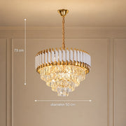 VERSAILLES Elegance kristálycsillár 8x E14, átmérő 50 cm, fényes arany és fehér, állítható magasságú - 06_CC900-500WH.png