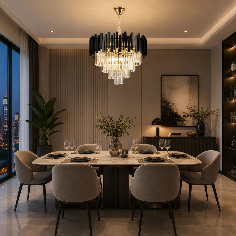 BLOIS Crystal Chandelier Elegance 8xE14, átmérő 50 cm, fekete, állítható magasság - 07_CC110:500BK.png