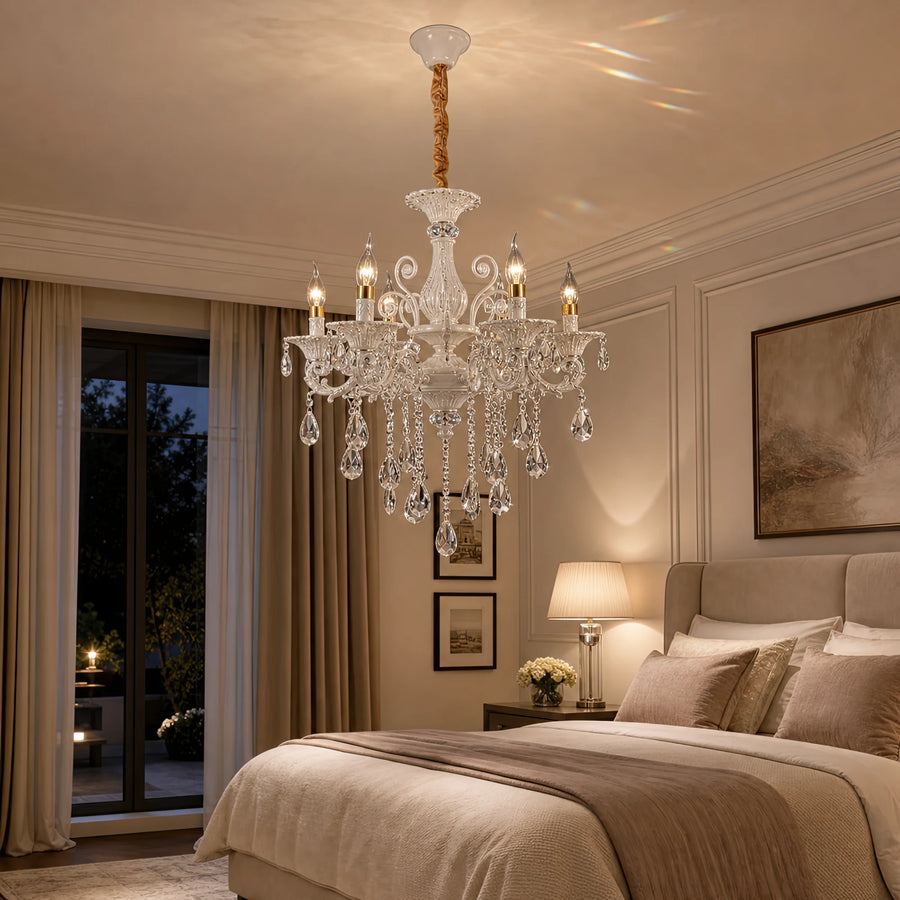 SANSSOUCI csillár 6xE14 kristály és fém – klasszikus design, ezüst fehér - 07_CC220-6WH.png