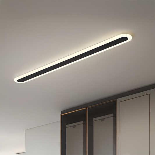 SUHA kültéri LED fali lámpa, hossz 50 cm, 6 W, IP65, fém, lineáris, fekete kültéri fali lámpák alapértelmezett cím Alessandro Design
