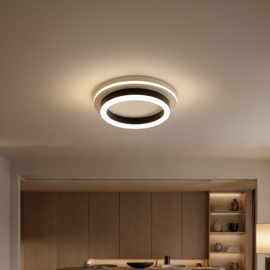 MODERN LED csillár 25 W, átmérő 20 cm, kerek, hideg/meleg/semleges fény, fekete LED csillárok alapértelmezett cím Alessandro Design