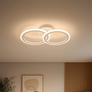 LED-es csillár távirányítóval BETTY 27W, 2 kör, hideg/meleg/semleges fény, szabályozható, fehér LED-es csillár távirányítóval Alapértelmezett cím Alessandro Design