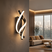 Reid 13W LED fali lámpa, hideg/meleg/semleges fény, fekete beltéri fali lámpák alapbeállítás Alessandro Design