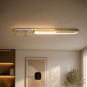 Lustra LED cu Proiector Reglabil FISSO Camilla, 66W, lumina Rece/Calda/Neutra, Auriu Lucios Lustre LED Default Title Alessandro Design