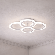 LED-es csillár távirányítóval BETTY 43W, 4 kör, hideg/meleg/semleges fény, szabályozható, fehér LED-es csillár távirányítóval Alapértelmezett cím Alessandro Design