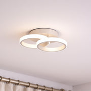 LED csillár VERTEX CIRCULA 21W, 2 kör, fém keretek, hideg/meleg/semleges fény, fehér LED csillárok alapértelmezett cím Alessandro Design