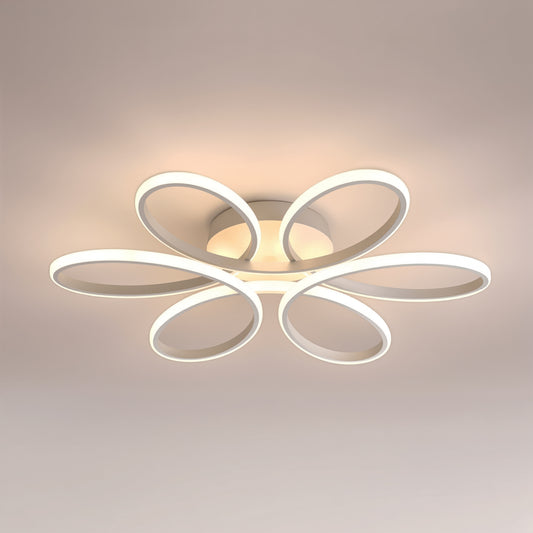 Lustra LED cu telecomanda ELIZA, 63W, lumina Rece/Calda/Neutra, Dimabila, Alb Lustre LED cu Telecomanda Default Title Alessandro Design