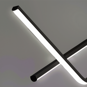 Függesztett LED-es csillár távirányítóval ZIGZAG 27W, hideg/meleg/semleges fény, szabályozható, fekete, állítható magasságú LED-csillárok távirányítóval Alapértelmezett cím Alessandro Design