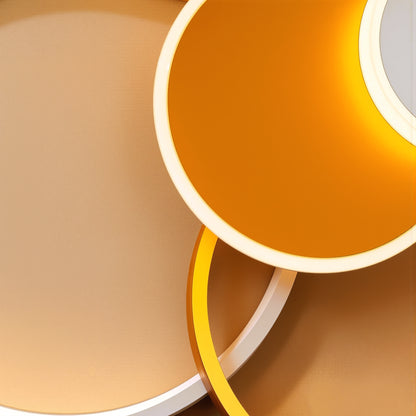 LED csillár távirányítóval KILLIAN 80W, 4 kör, hideg/meleg/semleges fény, szabályozható, arany LED-es csillárok távirányítóval Alapértelmezett cím Alessandro Design