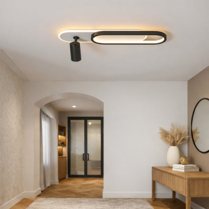 LED csillár állítható projektorral FISSO Camilla 49W, fény 3000/4000/6000k, fekete LED csillárok Alapértelmezett cím Alessandro Design