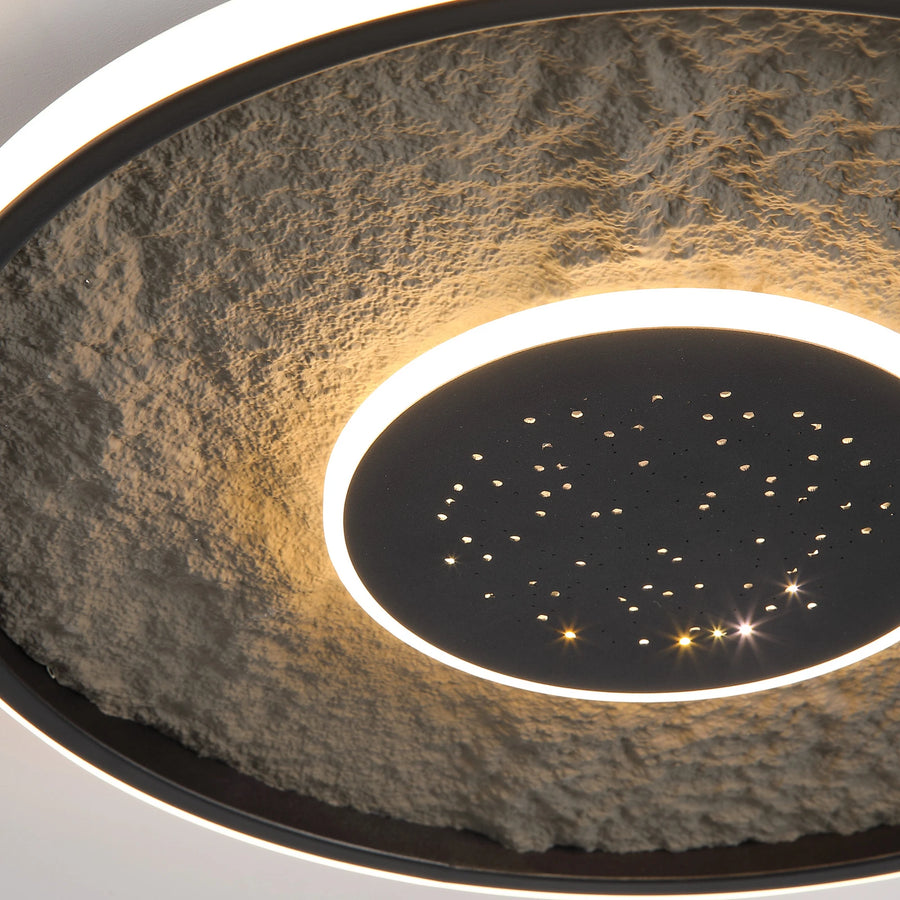 Lustra LED cu telecomandă LT656BK, 3000/4000/6000K, Ø40.5,46W, Negru Lustre LED cu Telecomanda Default Title Alessandro Design