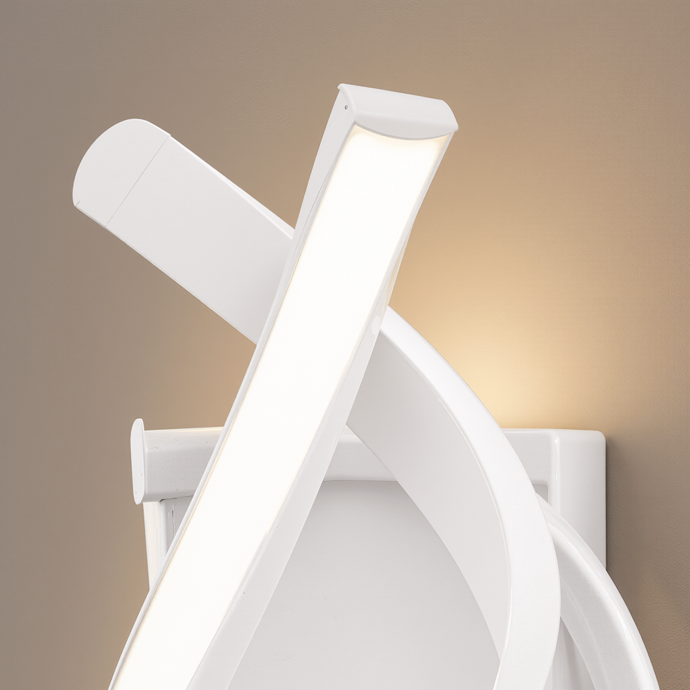 Reid LED fali lámpa 13W, Hideg/Meleg/Semleges fény, Fehér Beltéri fali lámpák Alapértelmezett cím Alessandro Design