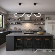 DIVINO LED csillár rugalmas szilikon csővel - 24 W, állítható fény, matt fekete Modern csillárok Alapértelmezett cím Alessandro Design