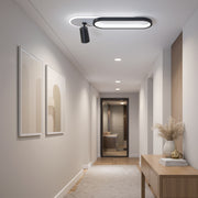 LED csillár állítható projektorral FISSO Camilla 49W, fény 3000/4000/6000k, fekete LED csillárok Alapértelmezett cím Alessandro Design