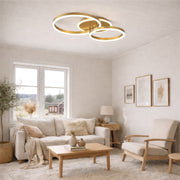 LED csillár távirányítóval RINOVA 66W, 2 kör, hideg/meleg/semleges fény, szabályozható, fényes arany LED csillárok távirányítóval Alapértelmezett cím Alessandro Design