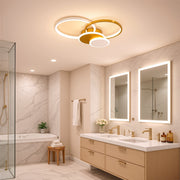 LED csillár távirányítóval KILLIAN 80W, 4 kör, hideg/meleg/semleges fény, szabályozható, arany LED-es csillárok távirányítóval Alapértelmezett cím Alessandro Design
