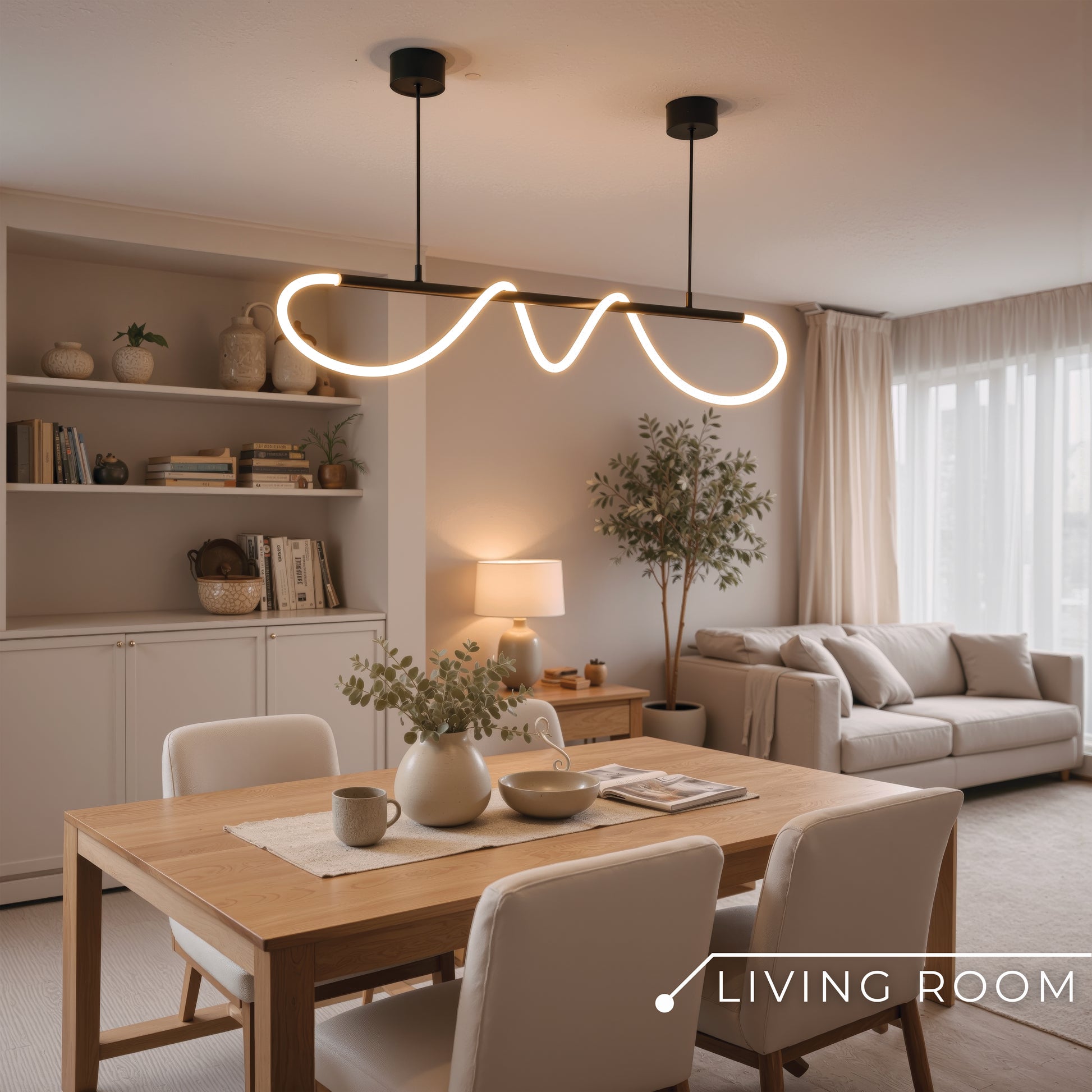 DIVINO LED csillár rugalmas szilikon csővel - 24 W, állítható fény, matt fekete Modern csillárok Alapértelmezett cím Alessandro Design