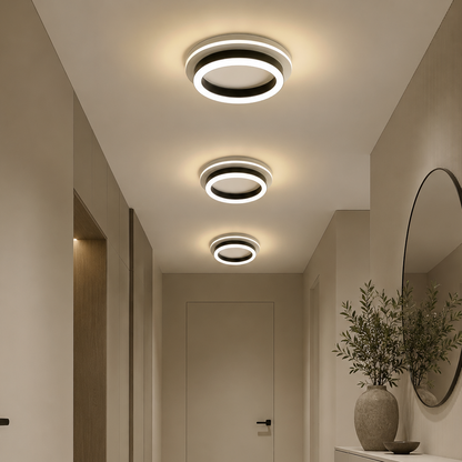MODERN LED csillár 25 W, átmérő 20 cm, kerek, hideg/meleg/semleges fény, fekete LED csillárok alapértelmezett cím Alessandro Design