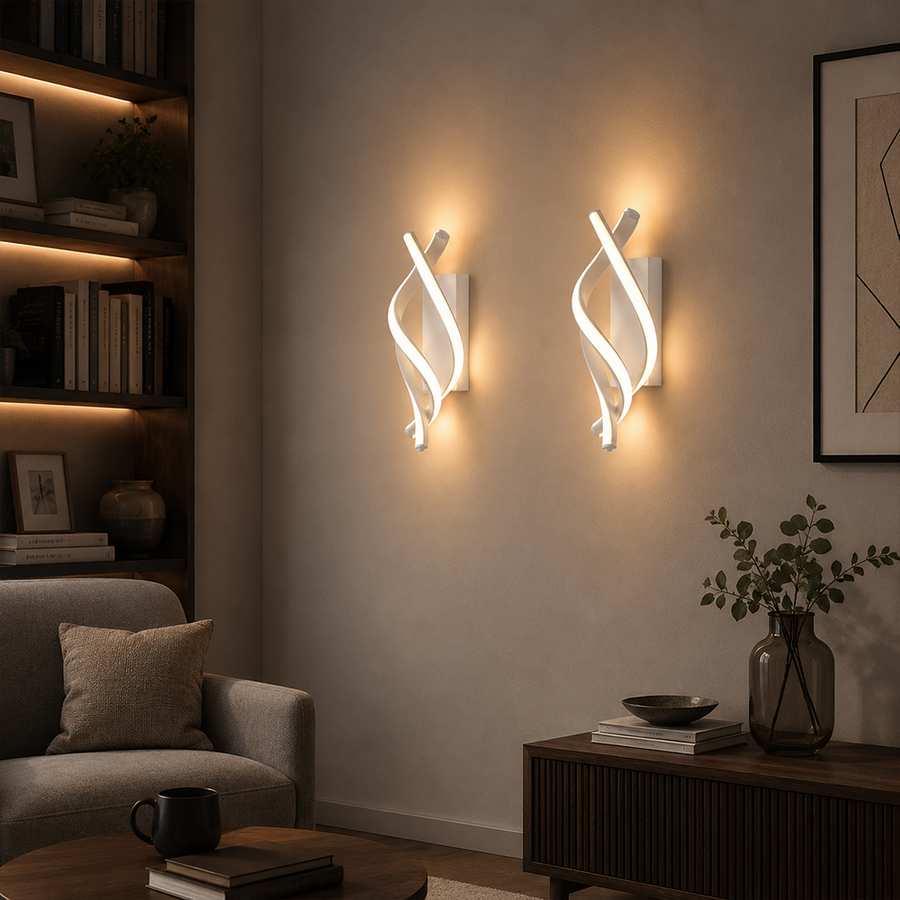 Reid LED fali lámpa 13W, Hideg/Meleg/Semleges fény, Fehér Beltéri fali lámpák Alapértelmezett cím Alessandro Design
