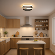 LED csillár VICTORIA 19W, négyzet alakú, hideg/meleg/semleges fény, fekete, fehér LED csillár Alapértelmezett cím Alessandro Design
