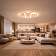 LED-es csillár távirányítóval BETTY 43W, 4 kör, hideg/meleg/semleges fény, szabályozható, fehér LED-es csillár távirányítóval Alapértelmezett cím Alessandro Design