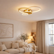 LED csillár távirányítóval KILLIAN 80W, 4 kör, hideg/meleg/semleges fény, szabályozható, arany LED-es csillárok távirányítóval Alapértelmezett cím Alessandro Design