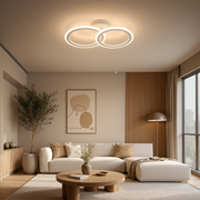 LED-es csillár távirányítóval BETTY 27W, 2 kör, hideg/meleg/semleges fény, szabályozható, fehér LED-es csillár távirányítóval Alapértelmezett cím Alessandro Design