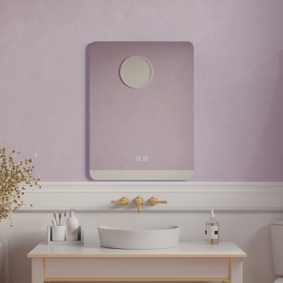 Touch Alexandra LED tükör, páramentesítő rendszer 45x60cm Korman Mirrors E Alapértelmezett cím Alessandro Design