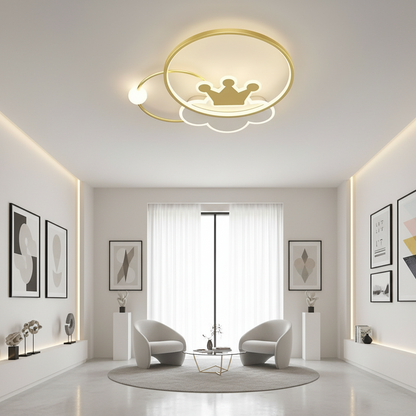 Rafael LED-csillár távirányítóval, 58W, szabályozható, 3000K/4000K/6000K, Arany LED-csillárok távirányítóval Alapértelmezett cím Alessandro Design