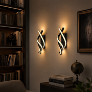 Reid 13W LED fali lámpa, hideg/meleg/semleges fény, fekete beltéri fali lámpák alapbeállítás Alessandro Design