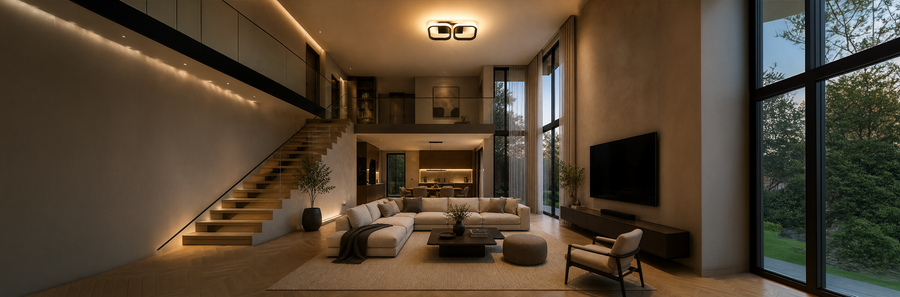LED csillár VERTEX 21W, 2 négyzet, lineáris, hideg/meleg/semleges fény, fekete LED csillárok alapértelmezett cím Alessandro Design
