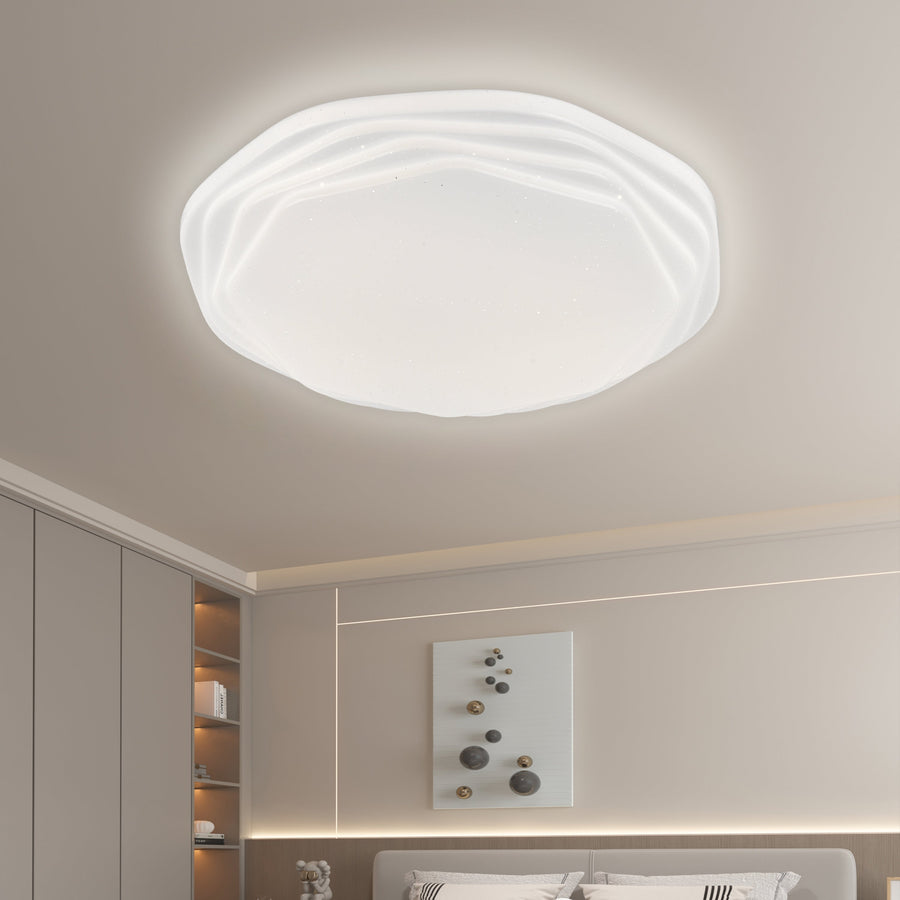 Plafonieră PL152 LED 35 cm, 31W, 3000K / 4000K / 6000K, Alb, Metal si Acril Plafoniere LED Default Title Alessandro Design