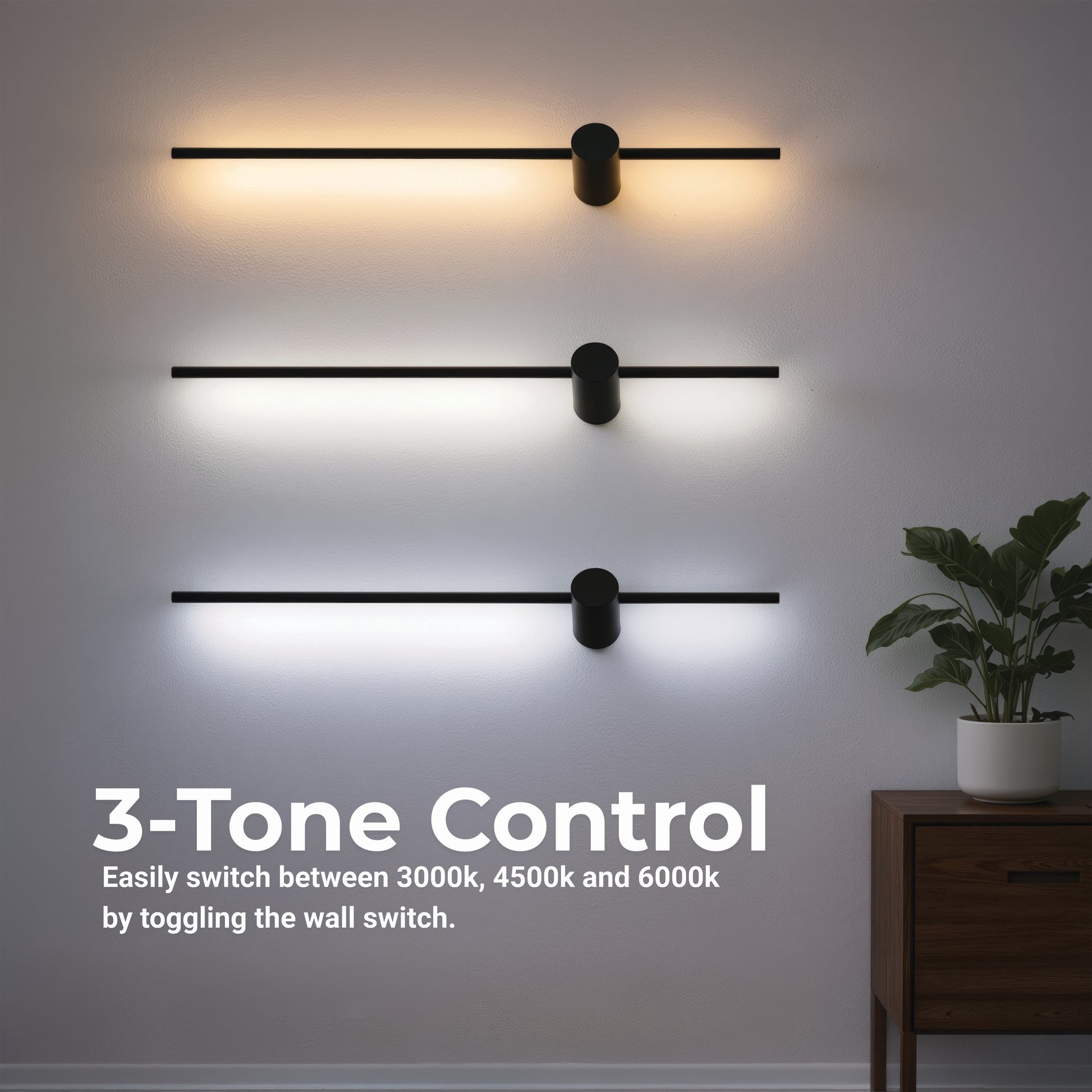 Angelique LED fali lámpa 24W Fekete Fehér Beltéri fali lámpák Alapértelmezett cím Alessandro Design