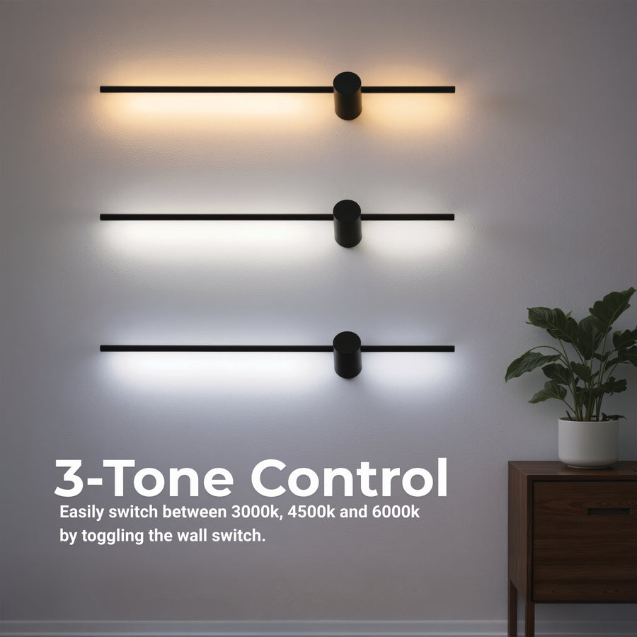 Angelique LED fali lámpa 24W Fekete Fehér Beltéri fali lámpák Alapértelmezett cím Alessandro Design