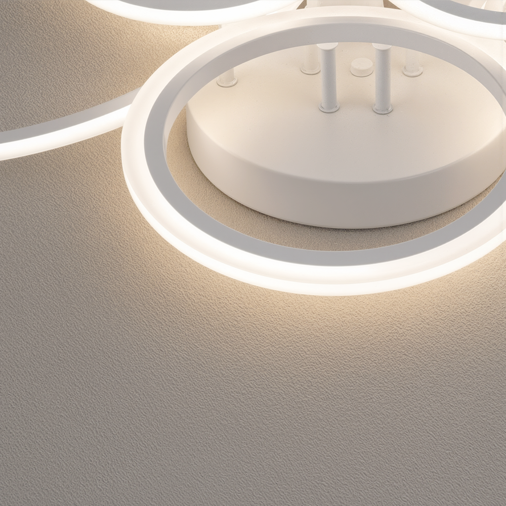 LED csillár távirányítóval BETTY 82W, 6 kör, hideg/meleg/semleges fény, szabályozható, fehér LED-es csillár távirányítóval Alapértelmezett cím Alessandro Design