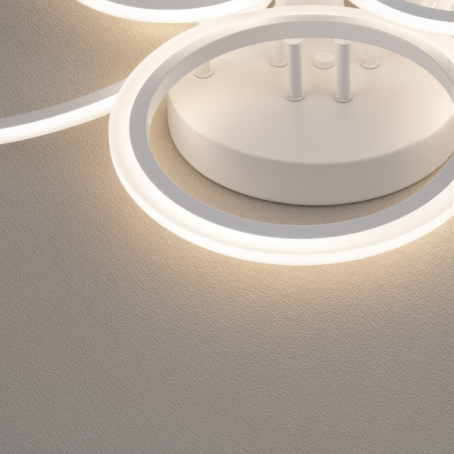 LED csillár távirányítóval BETTY 82W, 6 kör, hideg/meleg/semleges fény, szabályozható, fehér LED-es csillár távirányítóval Alapértelmezett cím Alessandro Design