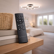 LED csillár távirányítóval BETTY 82W, 6 kör, hideg/meleg/semleges fény, szabályozható, fekete LED csillárok távirányítóval Alapértelmezett cím Alessandro Design