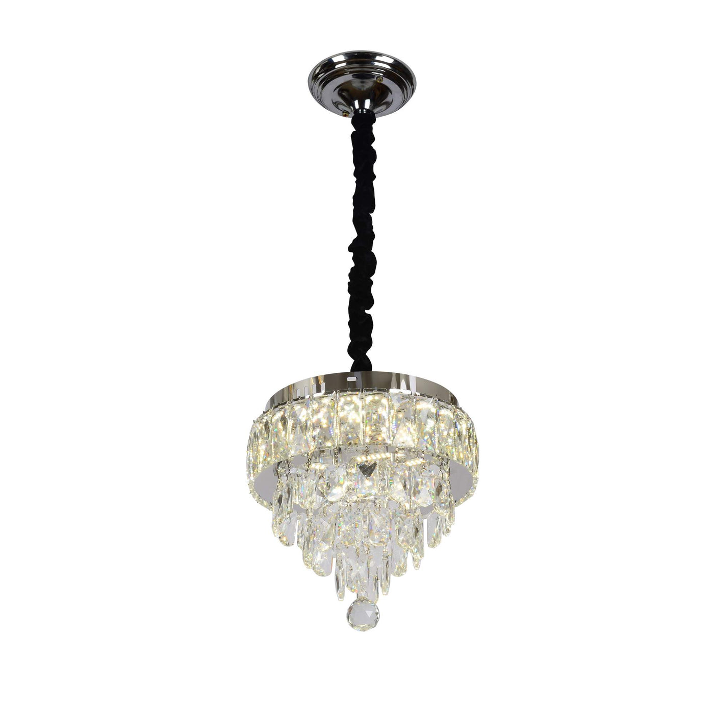 MEILI CRYSTAL CASCADA 300 – Kristály LED csillár, 52W, Ø300 mm, távirányítóval Kristálycsillárok Alapértelmezett cím Alessandro Design