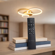 LED csillár távirányítóval KILLIAN 80W, 4 kör, hideg/meleg/semleges fény, szabályozható, arany LED-es csillárok távirányítóval Alapértelmezett cím Alessandro Design