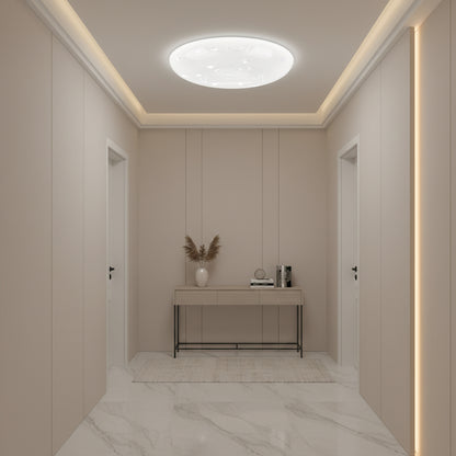 Plafonieră LED Stele 23 cm, 22W, 3000K / 4000K / 6000K, Alb, Metal si Acril Plafoniere LED Default Title Alessandro Design