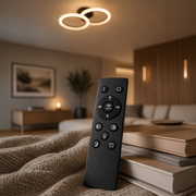 LED csillár távirányítóval BETTY 27W, 2 kör, hideg/meleg/semleges fény, szabályozható, fekete LED csillárok távirányítóval Alapértelmezett cím Alessandro Design