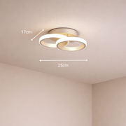 LED csillár VERTEX CIRCULA 21W, 2 kör, fém keretek, hideg/meleg/semleges fény, fehér LED csillárok alapértelmezett cím Alessandro Design