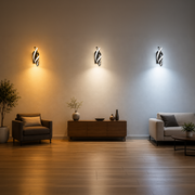 Reid 13W LED fali lámpa, hideg/meleg/semleges fény, fekete beltéri fali lámpák alapbeállítás Alessandro Design