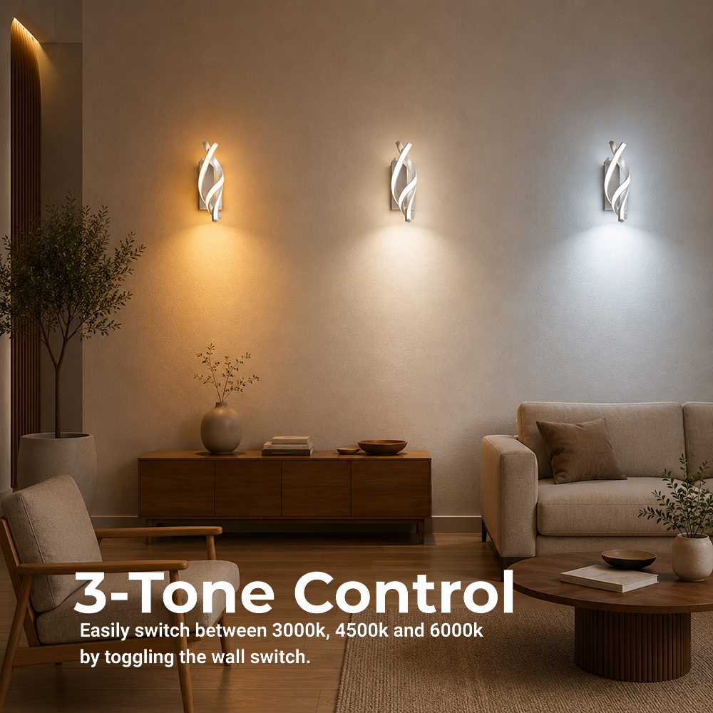 Reid LED fali lámpa 13W, Hideg/Meleg/Semleges fény, Fehér Beltéri fali lámpák Alapértelmezett cím Alessandro Design